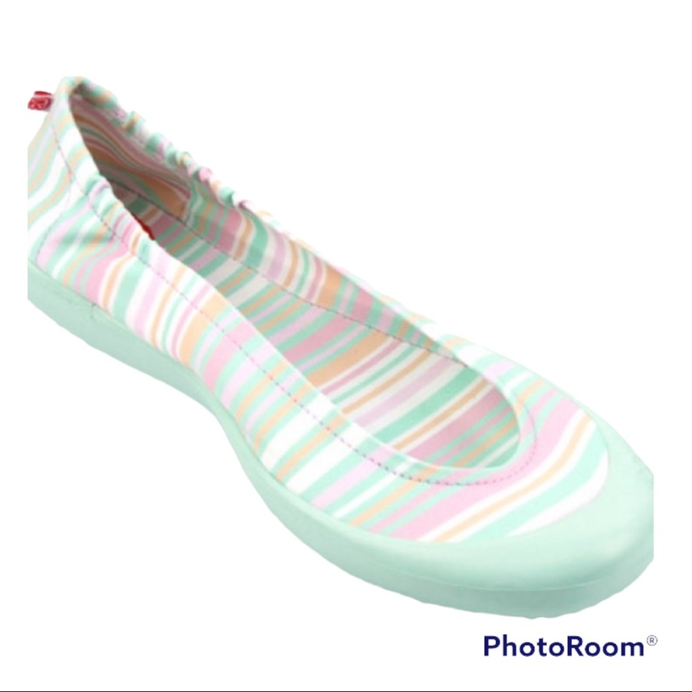 LUV Dream Flats - Fiesta Stripe (Mint)